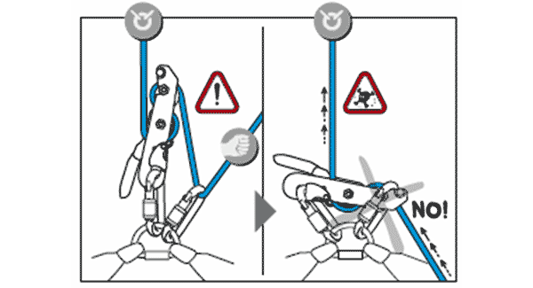 Mousqueton de freinage